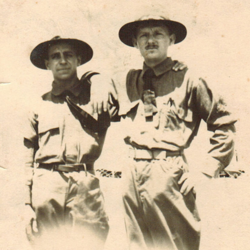 Cpl Wolf and Pvt Silvestry