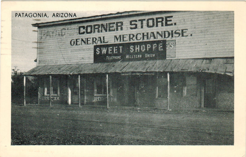 Patagonia Corner Store Circa 1959